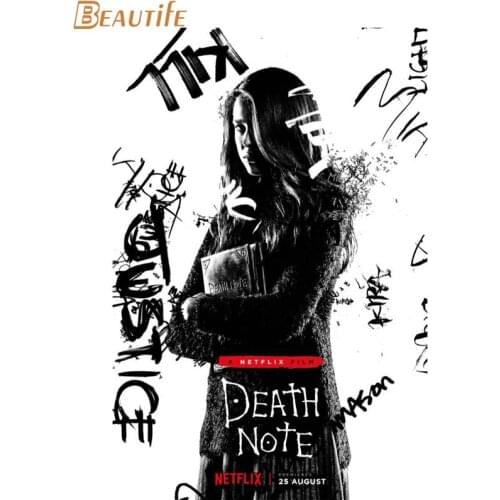 Hot Sale Custom Death Note Poster Home Decoration Fashion Silk Fabric Wall Poster Custom Poster