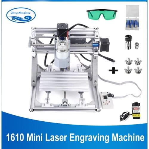 CNC 1610 Laser Machine Mini Laser Engraving Machine GRBL Control DIY Cutter Engraving Wood Cutting Machine Router