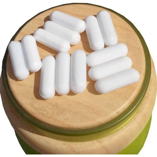 C5x15mm PTFE Magnetic Stirrer Mixer Stir Bars without Pivot Ring Stirring Bars PTFE Stir Rod Spin Bars, Pack of 10pcs