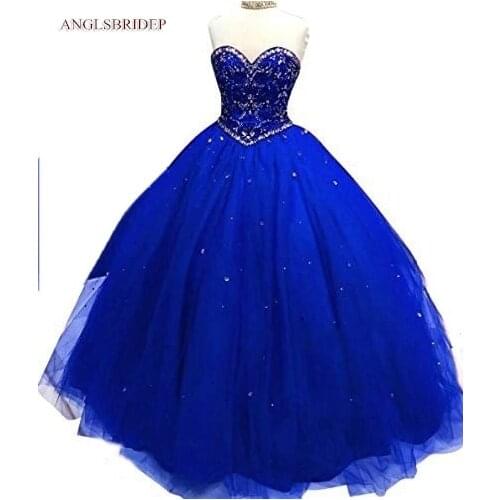 Fashional Ball Gown Quinceanera Dress For 15 Party Sexy Sweetheart Crystals Vestidos De 15 Anos Debutante Gown Party Dress