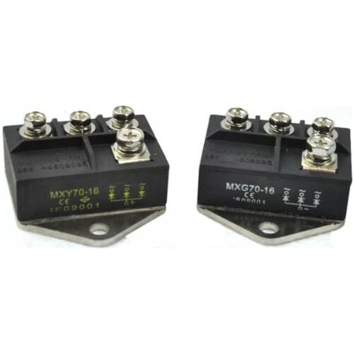 Rectifier controller module: MXY40-16 MXG40-16 40A / MXY70-16 MXG70-16 70A 1600V ( Four terminal / Installation pitch 60mm )