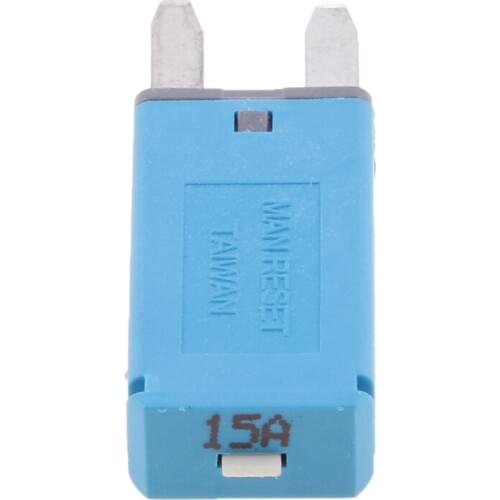 NEW Manual Reset Circuit Breaker ATM Fuse 10A(1pc) + 15A(1pc)=2PCS