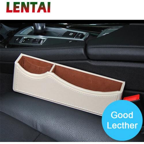 LENTAI For Chevrolet cruze captiva aveo Volvo xc90 s60 xc60 Lada granta vesta Abarth 1PC Auto Car Seat Gap Box Armrest Organizer