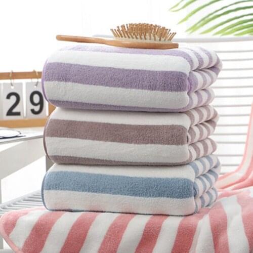 70x1440cmCoral fleece towels, microfiber beach towels, oversized bath towels, super soft, absorbent sports