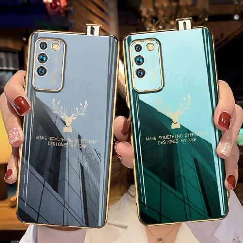 Luxury Plating Soft Case For Huawei Honor 9X Pro X10 20 Nova 5T Case Anti-knock Protective Cover For Honor 9X Pro X10 20 Nova 5T