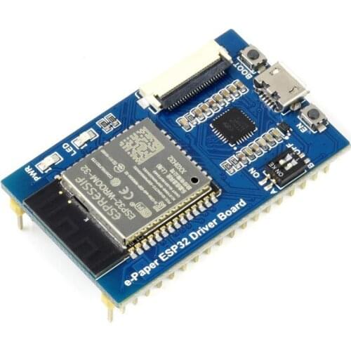 Universal e-Paper Driver Board with WiFi / Bluetooth SoC ESP32 onboard, supports various Waveshare SPI e-Paper raw panels