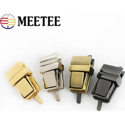 2/4pcs 36x23mm Metal Press Push Locks Women Bag Spring Lock Snap Decorative Clasps Closure DIY Accessories