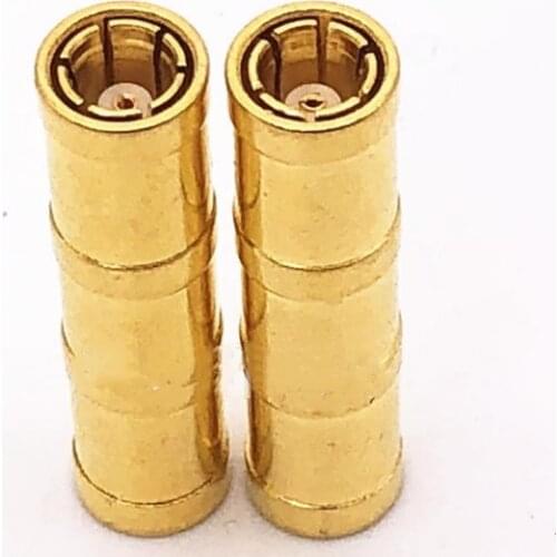 2pcs RF Coaxial Adapter SMB Female to SMB Female Jack Straight Connector