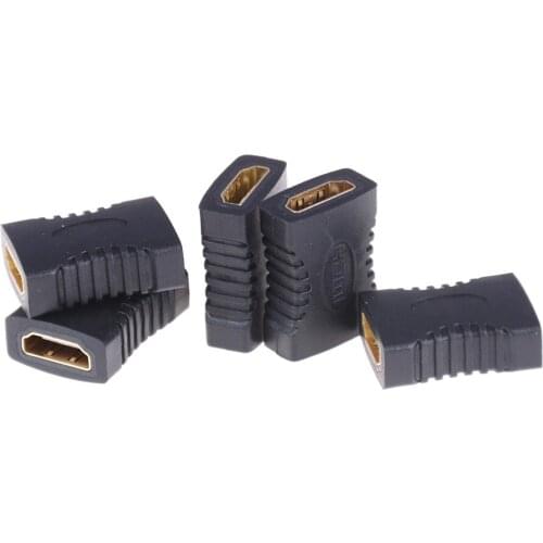 HDMI-compatible 5pcs/lot Female to Female Extender Coupler Adapter Connector F/F Suitable For HDTV