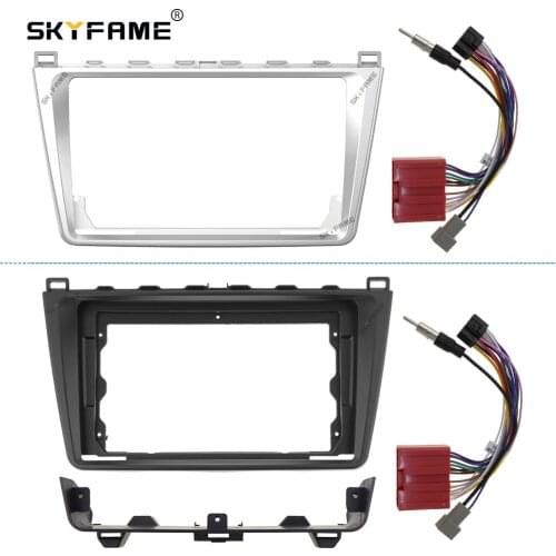SKYFAME Car Frame Cable Canbus For MAZDA 6 MAZDA6 2009-2015 Screen Dask Kit Fascia Frame