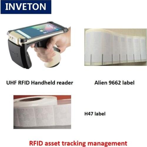 Android mobile handheld uhf rifd reader tracking goods impinj r2000 chip with WIFI/Bluetooth for warehouse inventory management