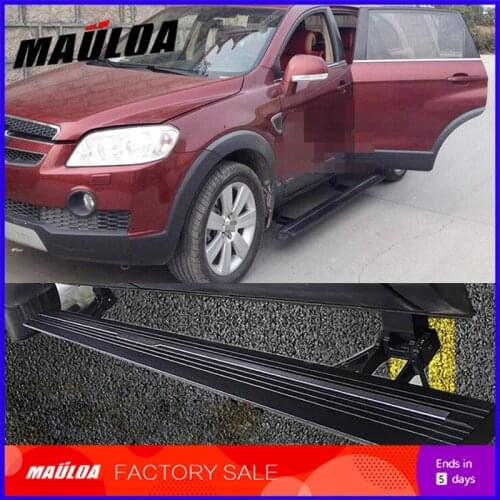 Car Accessories High quality aluminium alloy Automatic scaling Electric pedal side step running board for Captiva 2015 2016