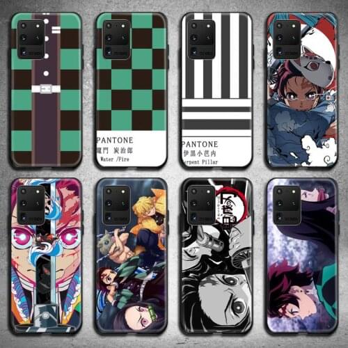 Demon Slayer Phone Case for Samsung S20 plus Ultra S6 S7 edge S8 S9 plus S10 5G lite 2020