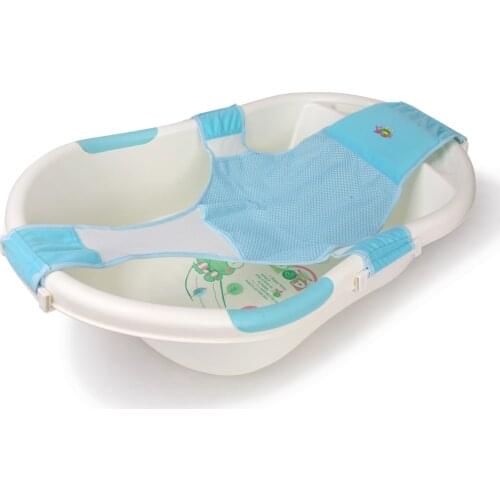 Baby Care Adjustable Infant Shower Bath Bathing Bathtub Baby Bath Net Safety Security Seat Support