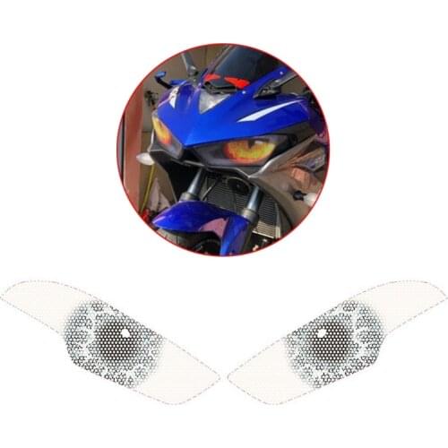 For Y-amaha YZF-R3 YZF-R25 YZFR3 YZFR25 YZF R3 R25 2015 2016 2017 2018 Motorcycle 3D Front Fairing Headlight Sticker Guard