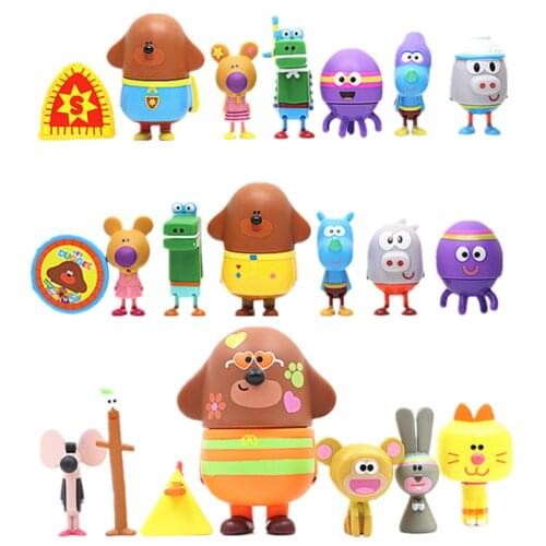 Cartoon Mini Rabbit Horse Penguin Animal Dolls With Cap 2.5cm PVC Animals Capsule Doll For Kids Birthday Gift Random Send