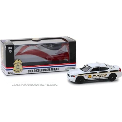 GreenLight 1:43 2006 Dodge Charger United States Secret Service Alloy model car Metal toys for childen kids diecast gift