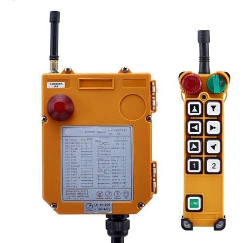 IP65 degree Industrial Hoist Crane Control Crane Receiver 1 transmitter + 1 receiver F24-8D