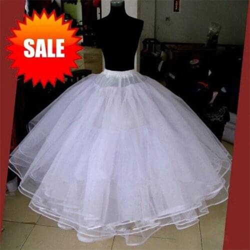 Best Sell White 3 Layers Wedding Accessories For Wedding Dress Tulle Dress Skirt Ball Gown Petticoat 2019 Skirt No Hoops