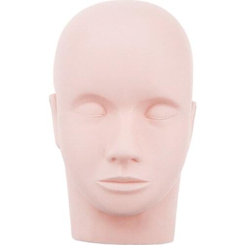 Mannequin Flat Head Mold Practice Make Up Eyelash Extensions Training Make Up Grafting Eyelashes Massage Face Painting Training