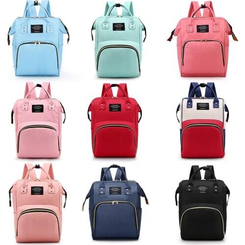 Fashion Maternity Mummy Nappy Bag Large Capacity Nappy Bag Travel Backpack Nursing Bag for Baby Care Womens Travel Trendy Bag