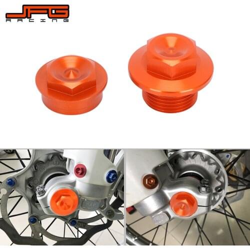Motorcycle CNC Front Wheel Axle Nut Spindle Collar For KTM SX SXF EXC EXCF XC XCF XCW XCFW 85 125 150 250 300 350 450 500