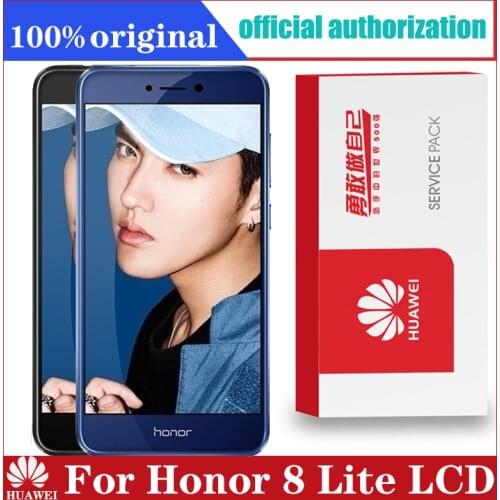 Original LCD For HUAWEI Honor 8 Lite Display Touch Screen For Honor 8 Lite LCD Diaplay with Frame PRA-TL10 PRA LX1 LX3