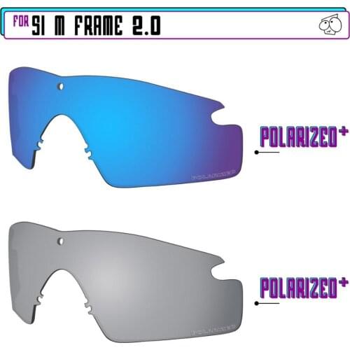 EZReplace Polarized Replacement Lenses for - Oakley Si M Frame 2.0 Sunglasses - Sir P Plus-BluePPlus
