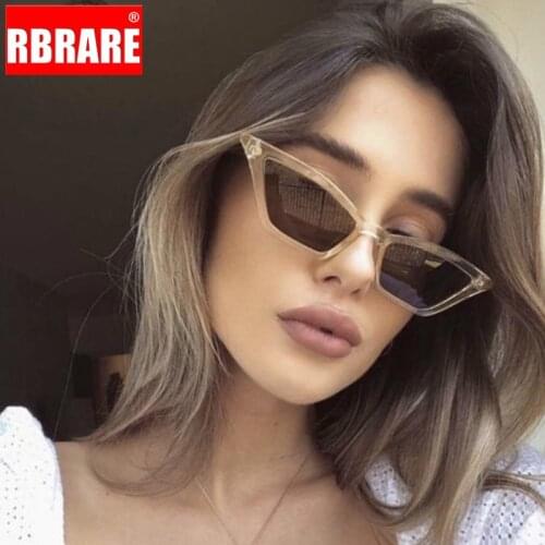 RBRARE New Cat Eye Women Sunglasses Vintage Metal Hinged Sun Glasses Retro ladies Sunglass Female Eyewear Shades For Women