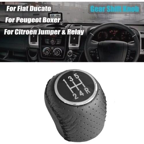 5 Speed Manual Gear Shift Knob for Citroen Jumper Relay Fiat Ducato Peugeot Boxer