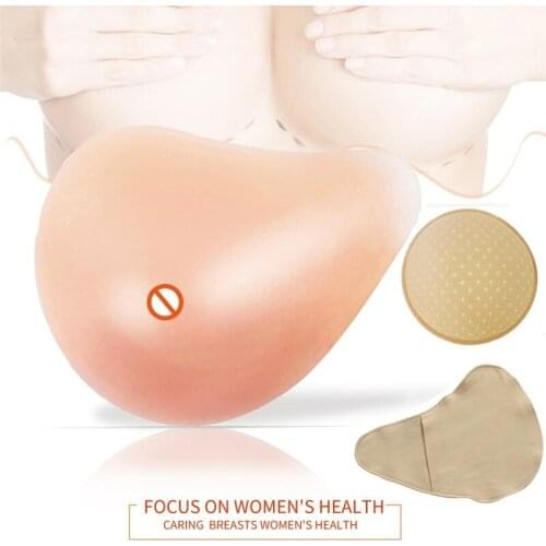 Silicone Fake Breast Shape Breast Support Artificial Spiral Support 150g-500g Prosthesis Super Soft Sponge Pad