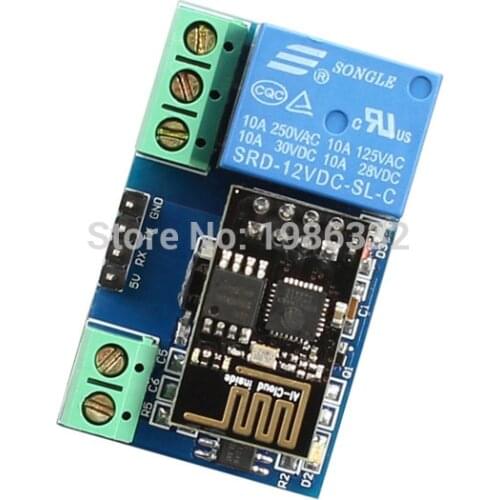 WS16 12V ESP8266 Smart Switch Wireless WIFI Network Relay Board Smart Strip Home Automation IOT Phone App 10A/250V AC 10A/30V DC