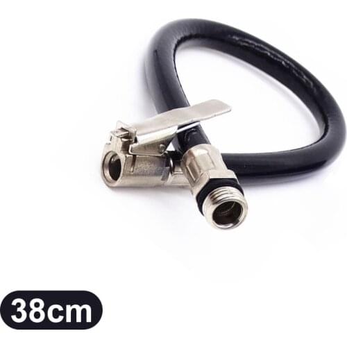 Air Rubber Hose Flexible Tire Extension Tube Adapter for Air Compressor Tire Inflator Pump for Car Motorcycle Bike Tire Accesso