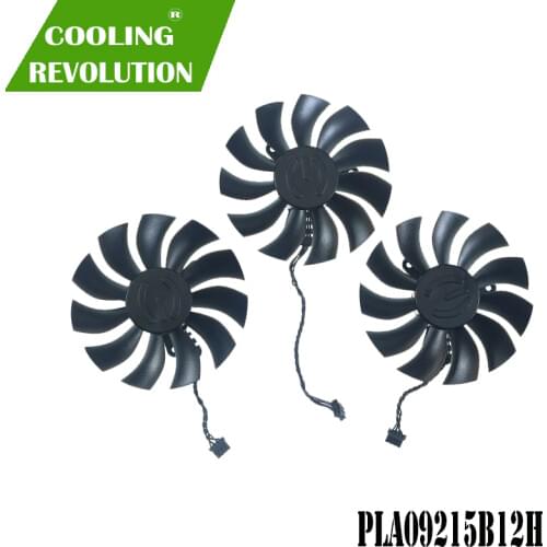 PLA09215B12H 12V 0.55A 4Pin For EVGA GTX1080TI FTW3 GTX 1080 Ti Black ELITE Fan Graphics Card Cooling Fan