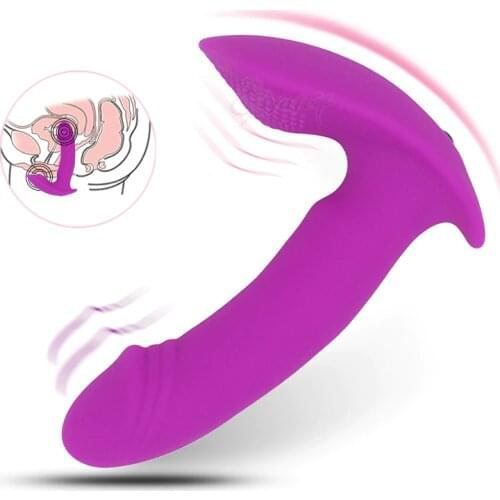 Wearable Vibrator Dildo Vibrating Panties Vaginal Massage G Spot Clitoris Stimulator Female Masturbation Sex Toys for Woman