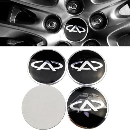 For Chery Wheels Badge for Chery Tiggo 2 7 3 5 T11 M11 A1 Fulwin QQ A3 A5 Amulet Fora Eastar Car Rim Centre Sticker Hub Cover