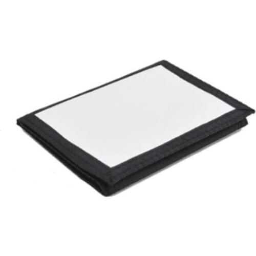 10pcs/lot wholesale Sublimation diy Print Bag heat press Men women blank Wallet Short Skin Nylon Wallets Purses Fashion