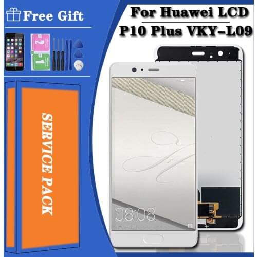 100% test For Huawei P10 Plus VKY-L09 VKY-L29 VKY-AL00 5.5" LCD Display Touch Screen Digitizer Assembly Replacement LCDs + Tool
