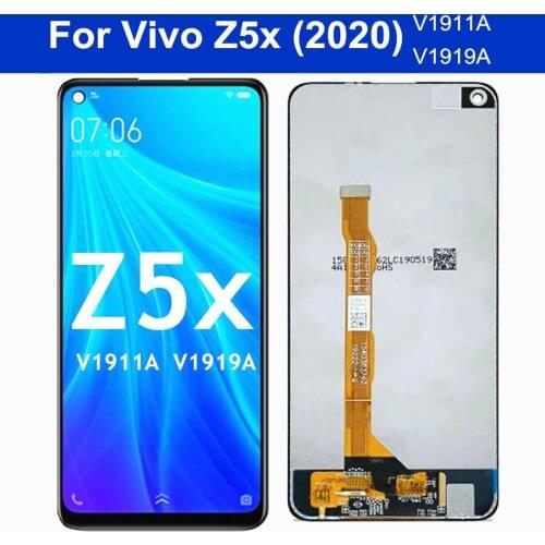 6.53" For Vivo Z5x V1911A V1919A LCD Display Touch panel Screen sensor Digitizer Assembly For Vivo Z5x LCD Replacement