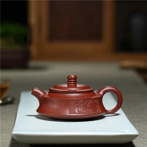 Yixing teapot tea poteapot beauties handmade purple clay customized gifts authentic