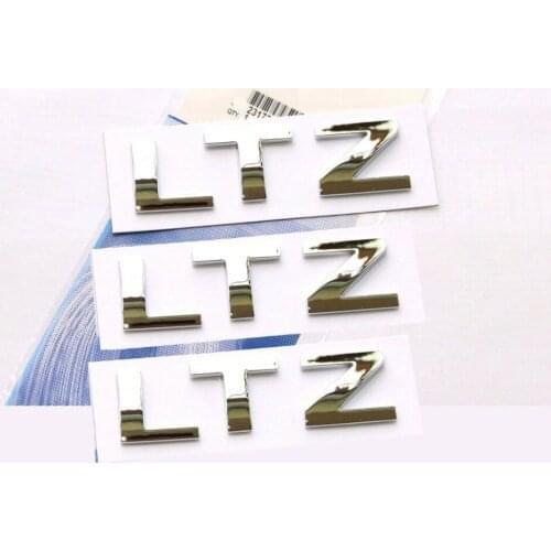 EMBLEMS LTZ FOR CARS LTZ BADGES EMBLEM DECAL CHROME LETTER FU