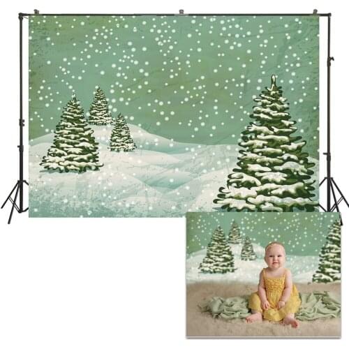 HUAYI Photo Background Newborns Baby Child Photography Backdrops Customize Studio Winter Christmas Photoshoot Backdrop US162