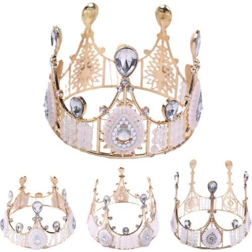 Crown Cake Topper Beautiful Decorative Fashion Birthday Cake Decorating Tool Crown Cupcake Topper for Girl