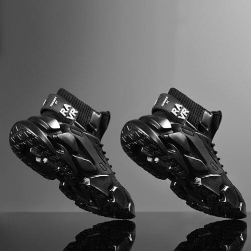 Breathable Sneakers Sneakers Air Force Trekking Mens Shoes Sports Run For Men High Top Chunky Casual Sneaker Male Fashion