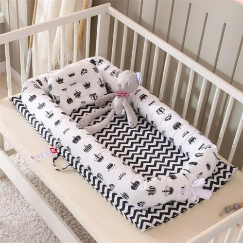 Artfunning Portable bed removable and washable baby isolation bed newborn baby bionic bed removable and washable crib