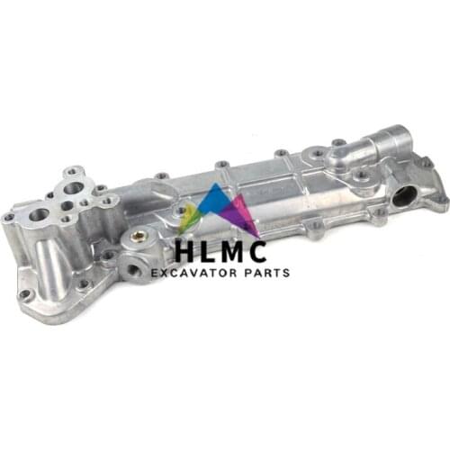 High quality 4D105 diesel engine oil cooler cover 6134-61-2113 for excavators parts