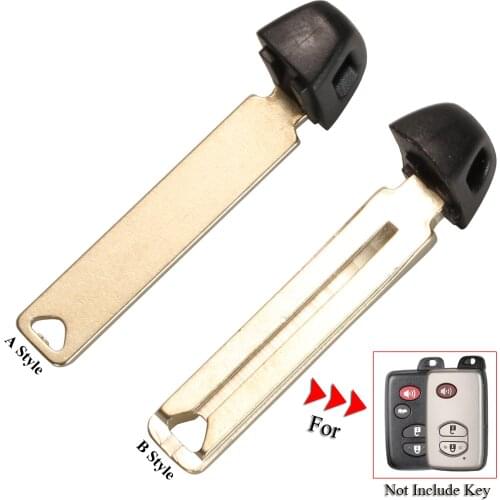Kutery Smart Car Key Blade For Toyota Camry Corolla Highlander Prius Replacement Uncut Car Key Blade Blank