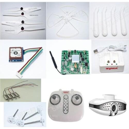 Syma X25PRO X25 PRO RC quadcopter drone Spare Parts CW CCW motor blades frame landing charge camera set Receiving board GPS