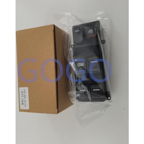 Left Front Electric Power Window Control Switch Fit for Honda Accord 2003 2004 2005 2006 2007 35750-SDA-H12