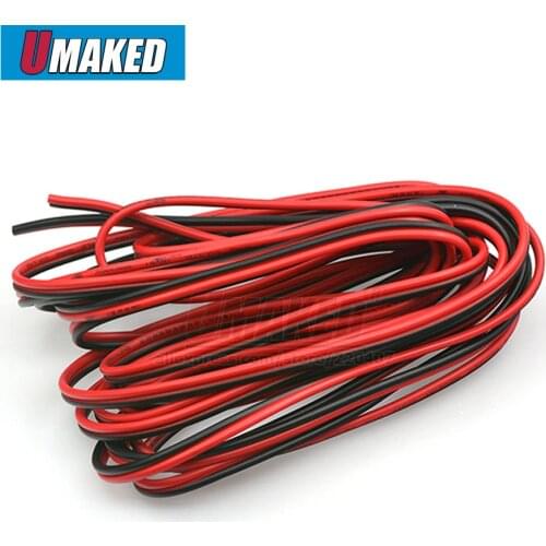 Copper 16AWG, 2 pin Red Black cable, PVC insulated wire, 16 awg wire , Electric cable, LED cable, DIY Connect, extend wire cable